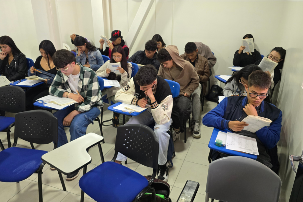 Estudiantes de un Preuniversitario UNAL
